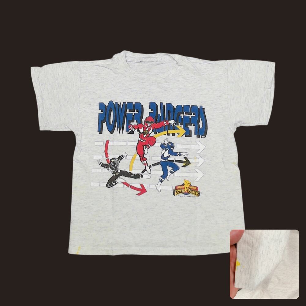 Vintage 90s Power Rangers Baby Tee Single Stitch XS